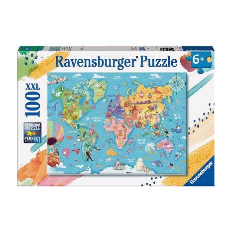 Map of the World XXL 100pc Jigsaw Puzzle £10.99